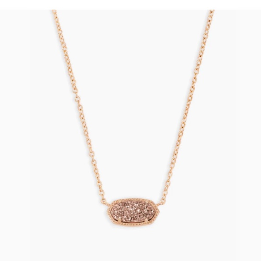 Kendra Scott rose gold necklace